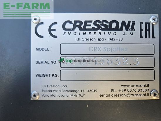 Cabezal - Cressoni - crx 600 sojaflex