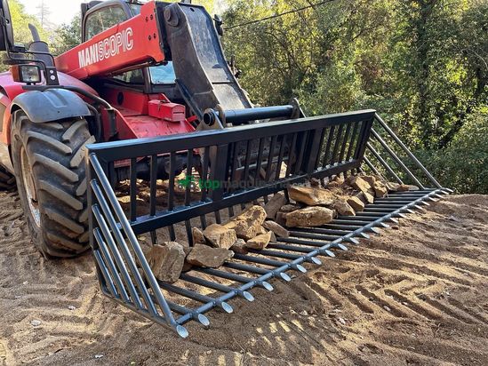 Cazo para piedra reforzado para tractor y telescópica