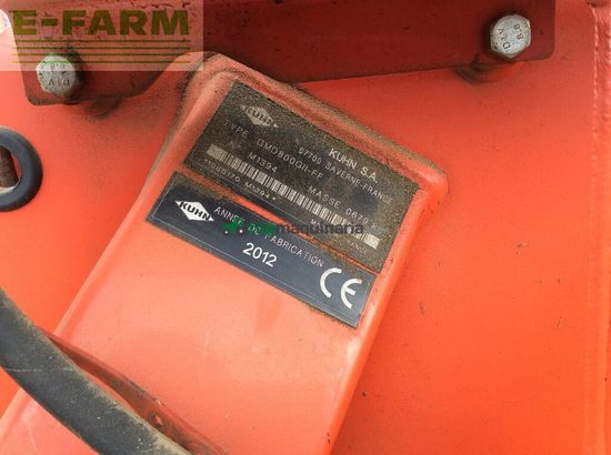 Cortacésped manual - Kuhn - gmd 800 gii