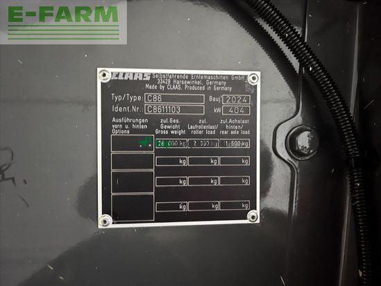 Cosechadora de Cereal - Claas - LEXION 8600 TERRA TRAC