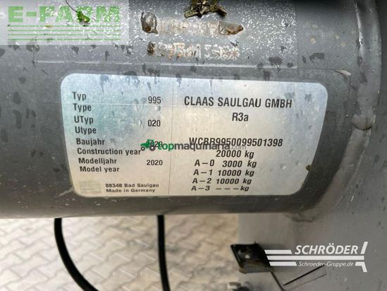 Cinta transportadora de forraje -  - cargos 750 + laderaumabdeckung