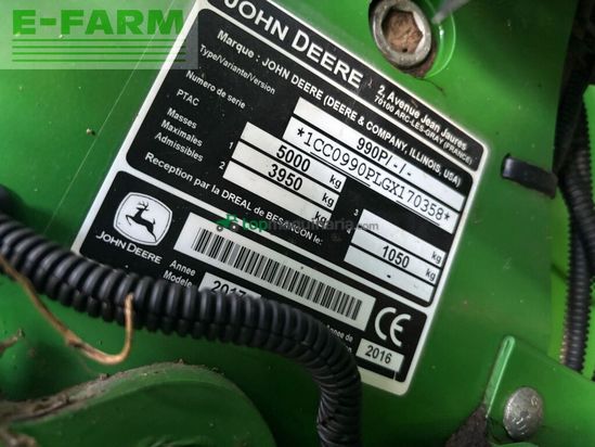 Empacadora gigant - John Deere - 990