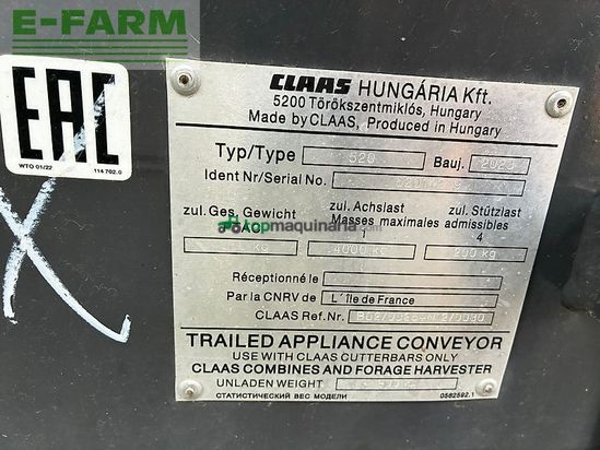 Cosechadora de Cereal - Claas - trion 720