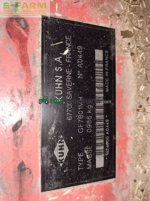 Henificador - Kuhn - gf 7601 mh