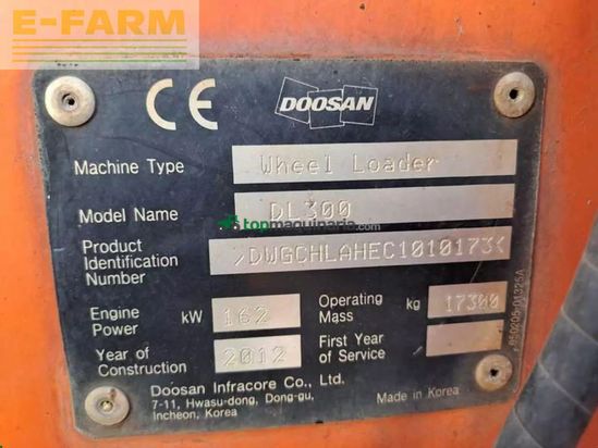 Minicargadora -  - doosan dl 300