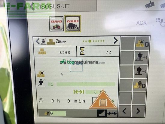 Empacadora gigant - Claas - quadrant 5200 fc evolution