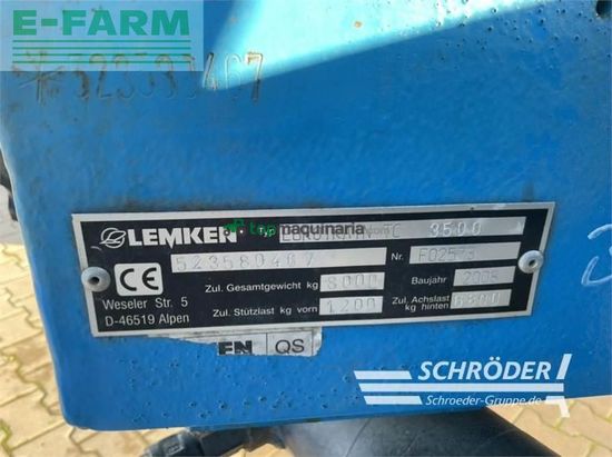 Atomizador - Lemken - eurotrain tc 3500