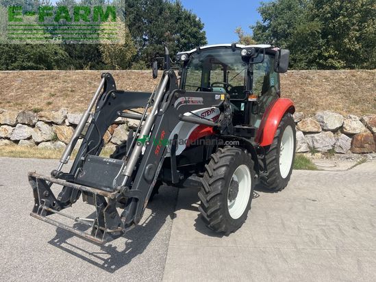 Tractor agrícola - Steyr - kompakt s 4065 mit stoll frontlader
