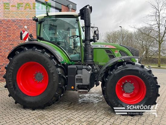 Tractor agrícola - Fendt - 724 vario s4 profi plus