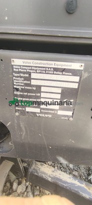 Miniexcavadora VOLVO ECR58D