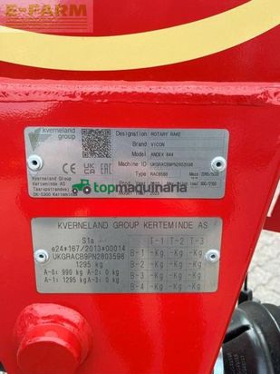 Henificador - Vicon - vicon mittelschwader andex 844