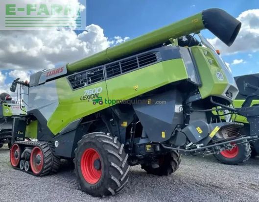 Cosechadora de Cereal - Claas - lexion 7600 terra trac