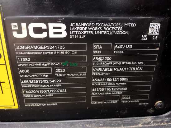 Telescopica JCB 540.180