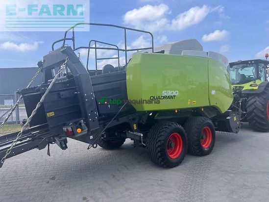 Empacadora gigant - Claas - quadrant 5300 rf
