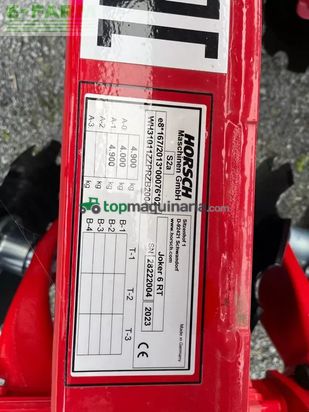 Grada de disco - Horsch - joker 6 rt