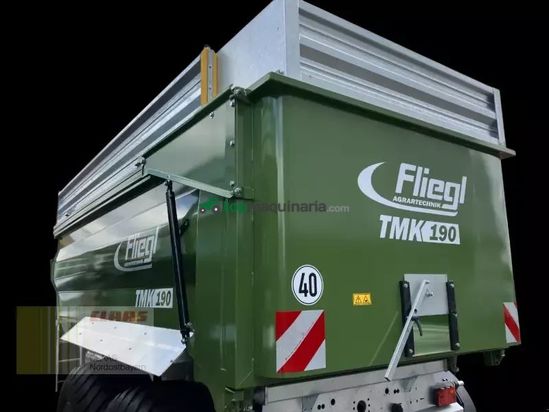 Volquet - Fliegl - tmk 190 fox tandem hellgrün