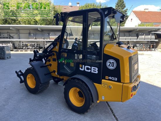 Minicargadora - JCB - 403 mit kabine und euroaufnahme