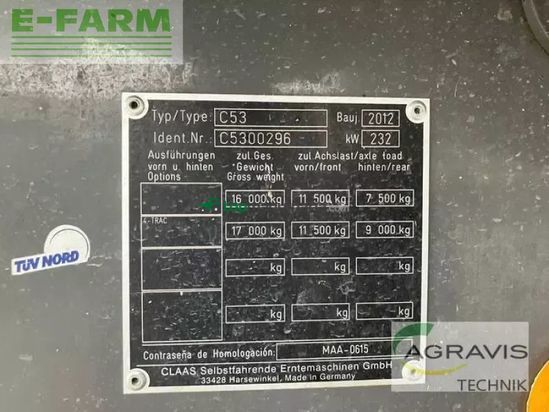 Cosechadora de Cereal - Claas - lexion 630