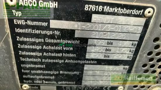 Tractor agrícola - Fendt - 206