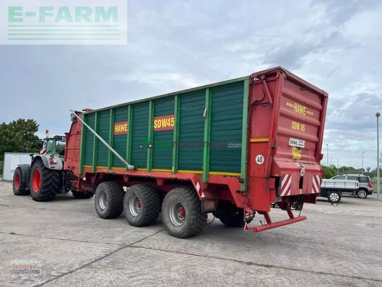 Cinta transportadora de forraje - Hawe - tridem sdw 45t, silagewagen