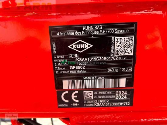 Henificador - Kuhn - gf 6502