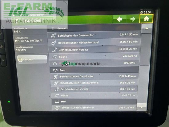 Cosechadora de Cereal - Krone - big x 580