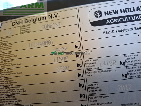 Cosechadora de Cereal - New Holland - cx 6090