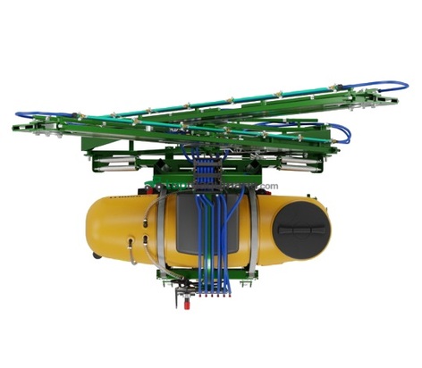 Pulverizador suspendido 1200 lt barras hidraulicas 15 mt