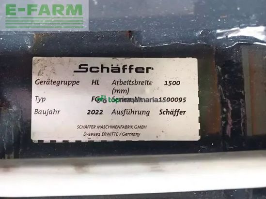 Esparcidor -  - schäffer futterdosiergerät 1,5 m für maissilage