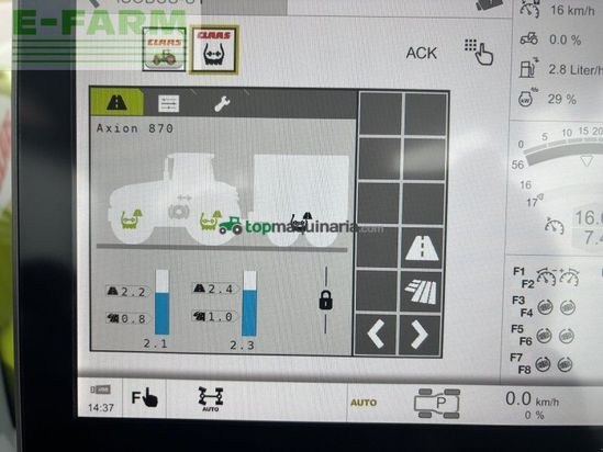 Tractor agrícola - Claas - axion 870