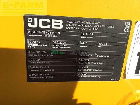 Minicargadora - JCB - 409