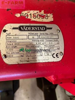 Sembradora - Väderstad - rapid 600