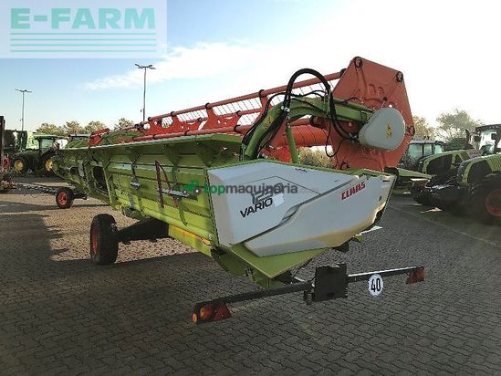 Cabezal - Claas - 1230 vario m. transportwagen