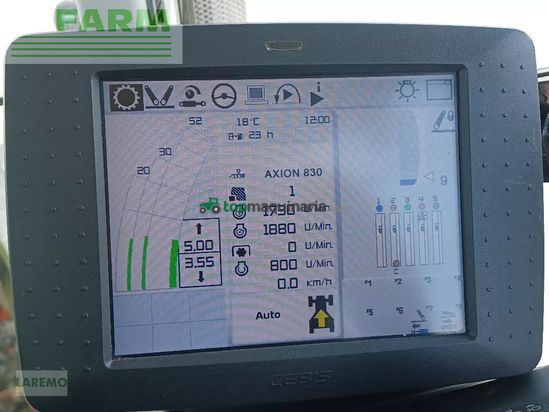Tractor agrícola - Claas - axion 830 cmatic cebis lenksystem s7 egnos