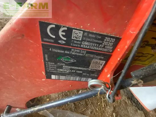 Cortacésped manual - Kuhn - gmd 3111 ff
