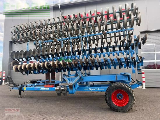 Grada de disco - Lemken - gigant 10/1200 mit heliodor 8/600