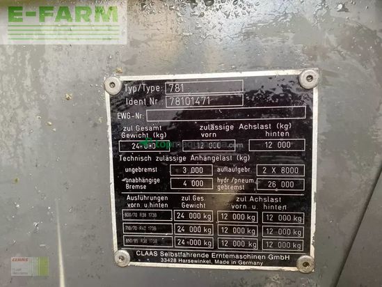 Esparcidor - Claas - xerion 3800 trac vc mit gülleaufbau sgt TRAC VC