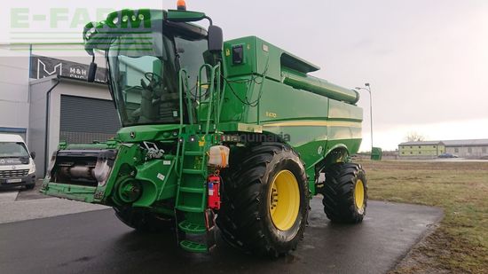 Cosechadora de Cereal - John Deere - s670 4wd + macdon fd75