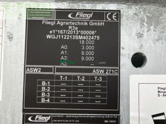 Cinta transportadora de forraje - Fliegl - gigant asw 271 compact fox