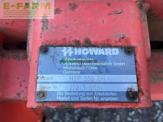 Cultivador - Howard - hsp 500 uh