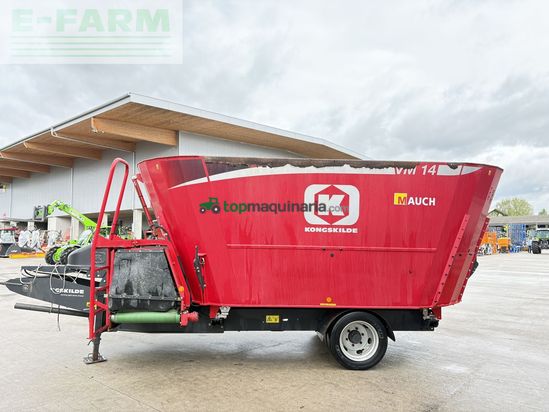 Remolqu esparcidor - Kongskilde - vm 14-2 sb futtermischwagen