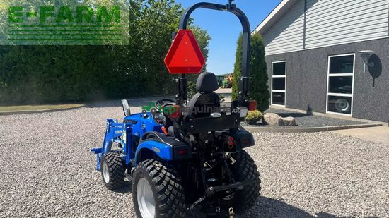 Tractor agrícola - Solis - h26 hst med frontlæsser og gardenpro dæk