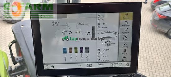 Tractor agrícola -  - axion 870 cmatic cebis touch, gps ready