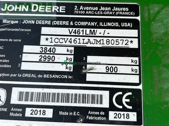 Empacadora gigant - John Deere - v461m mit göweil g5040