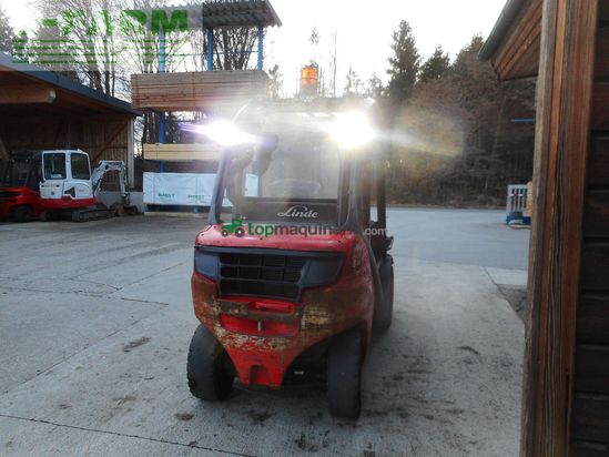 Elevadora - Linde - h30d-02 evo triplex 4,8m + drehgerät