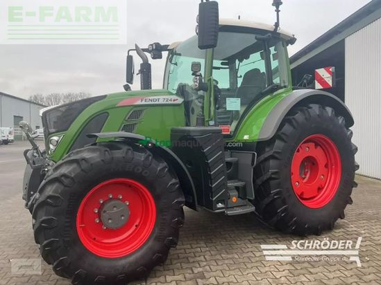 Tractor agrícola - Fendt - 724 vario s4 profi plus