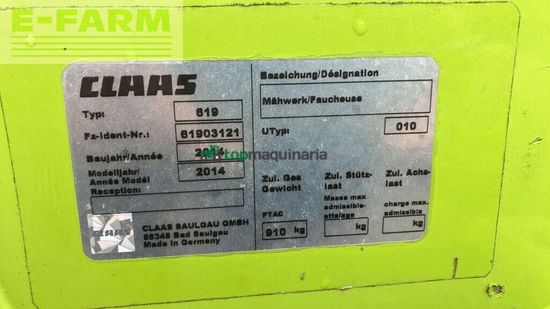 Cortacésped manual - Claas - disco 3500 contour