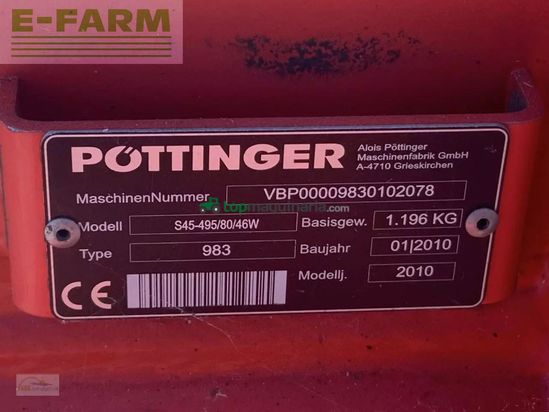 Arado - Pöttinger - servo s45-495