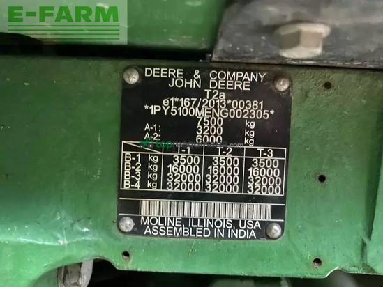 Tractor agrícola - John Deere - 5100m