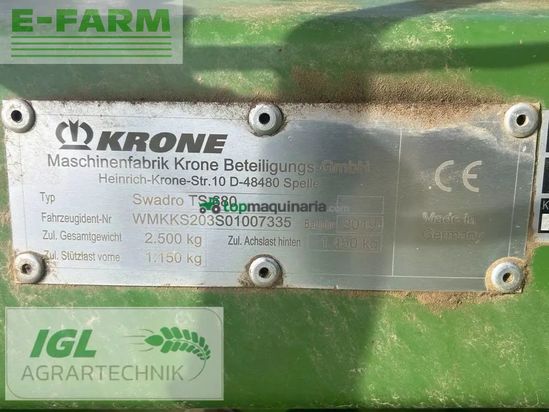 Rastrillo - Krone - swadro ts 680
